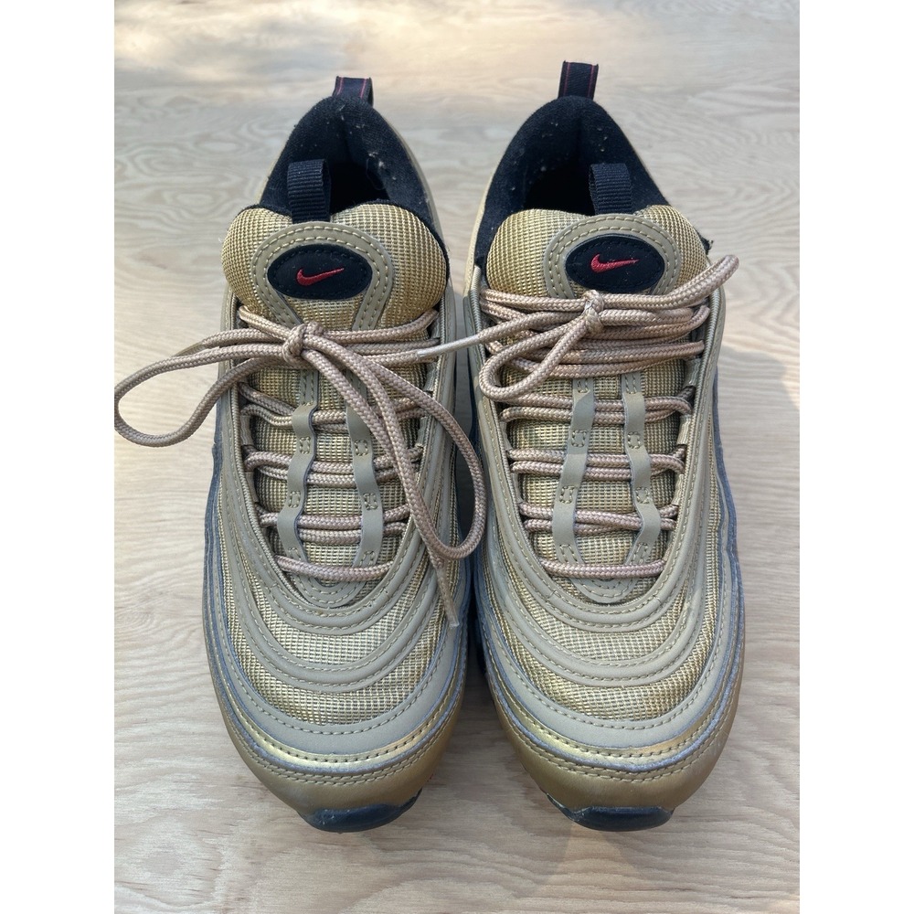Women's Nike Air Max 97 OG Metallic Gold Bullet DQ9131-700 sz 8 2023